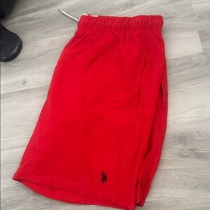 Red Polo Ralph Lauren swim Shorts